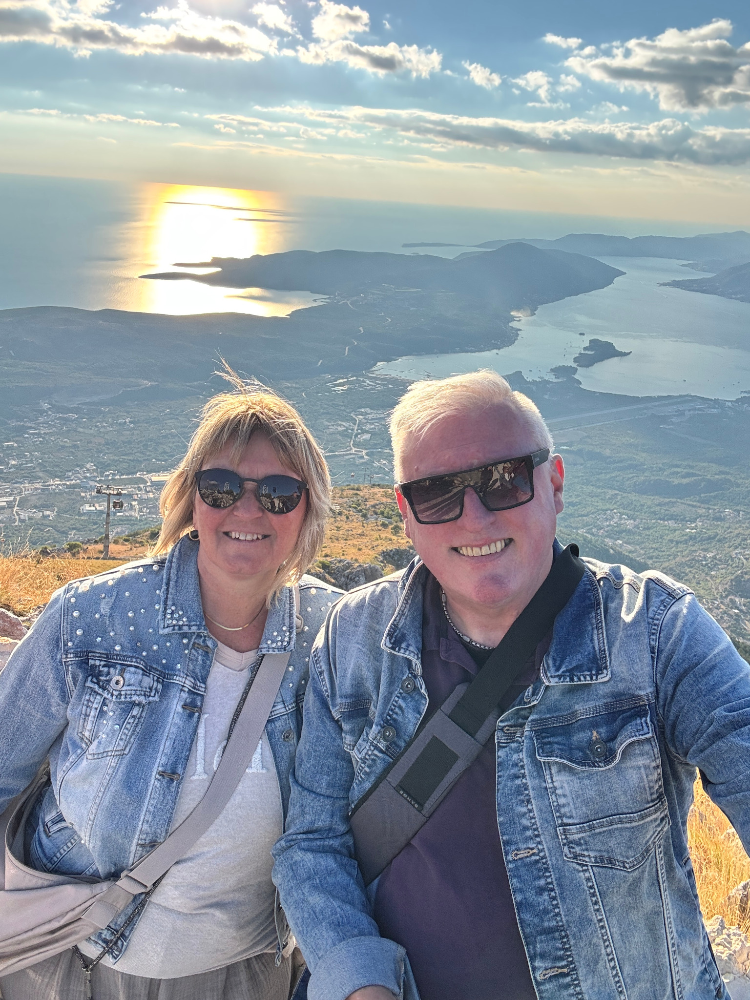 Karin und Stefan mit traumhafter Aussicht